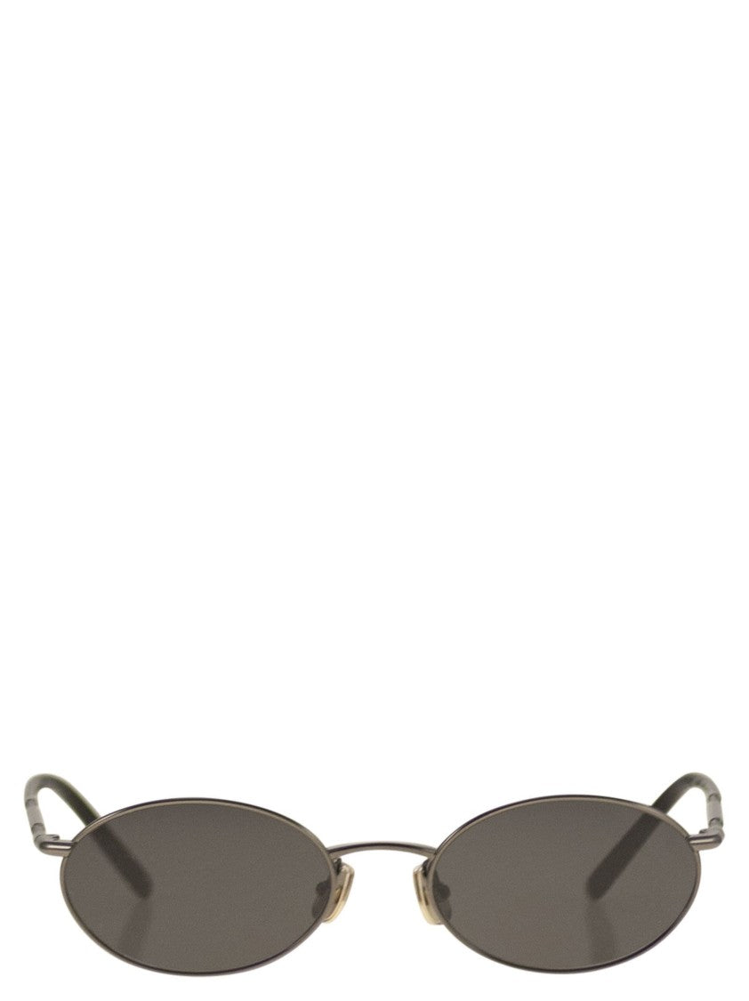 Brunello Cucinelli Timeless Reflections Sunglasses In Titanium