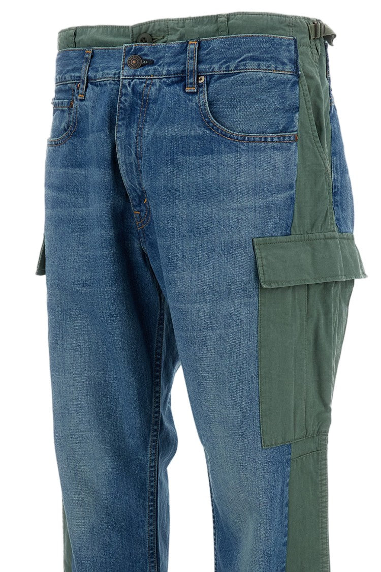 Junya Watanabe Hybrid Denim And Cargo Pants