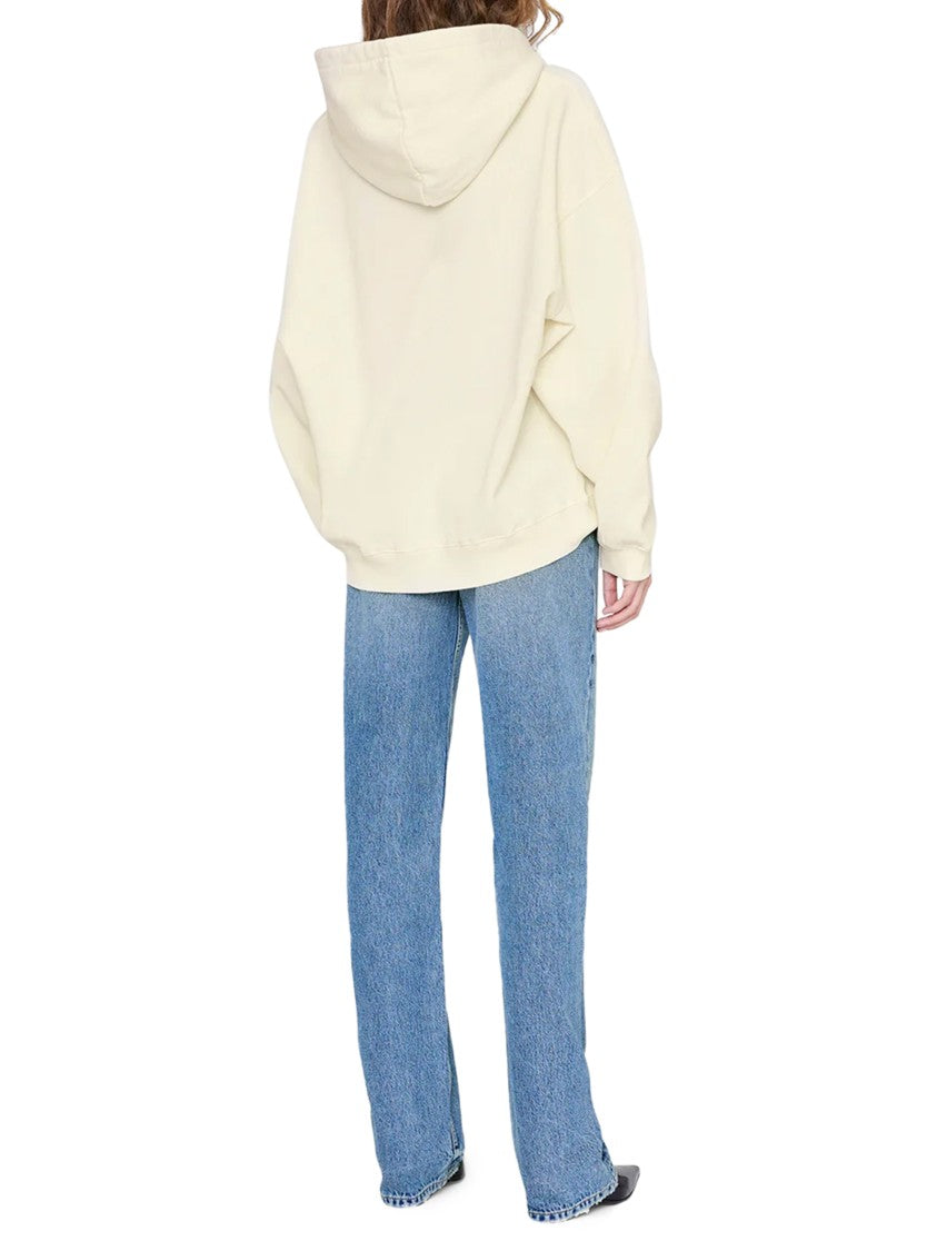 Anine Bing Relaxed-Fit Cotton Sweatshirt With Embroidered Logo