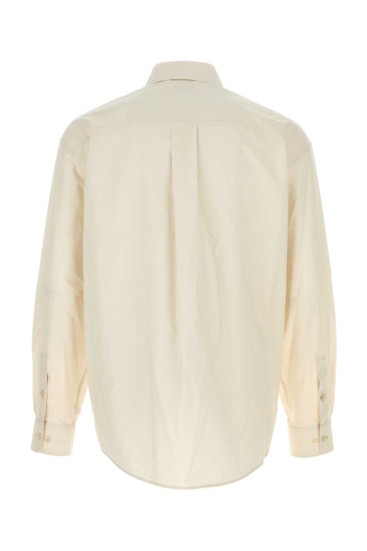 Lemaire Ivory Cotton Blend Shirt