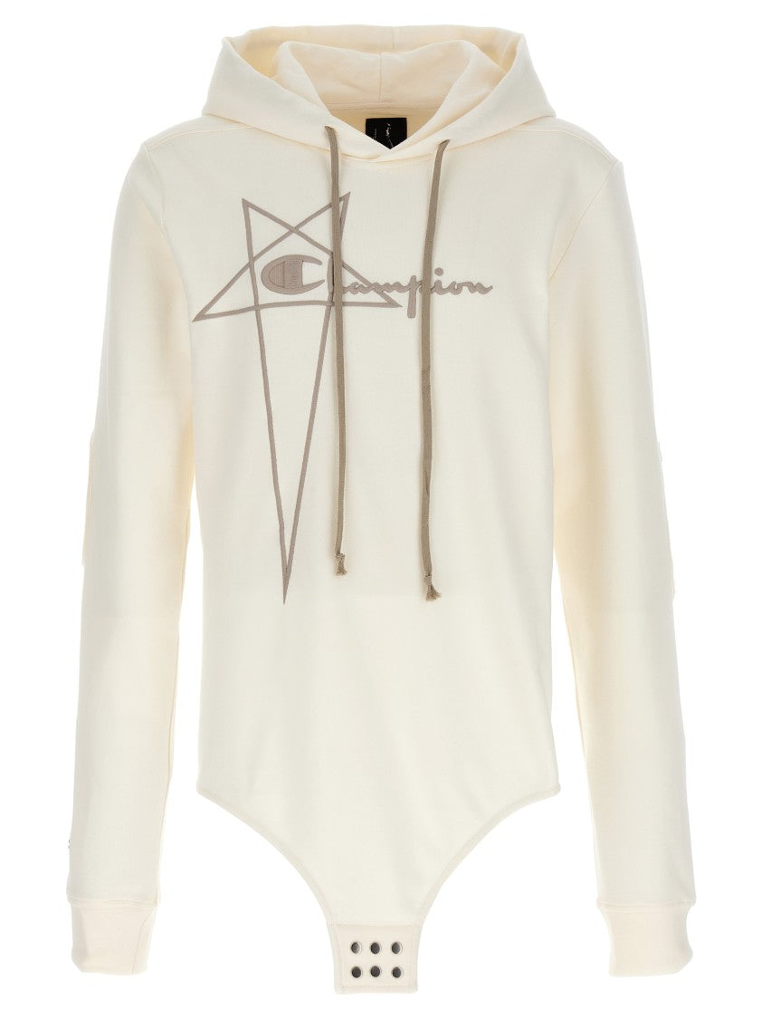 Rick Owens Champion X  Hooded Bodysuit