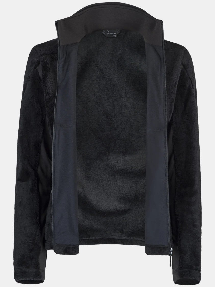Montura High-Collared Fitted Jacket With Plush Texture And Zippered Pockets