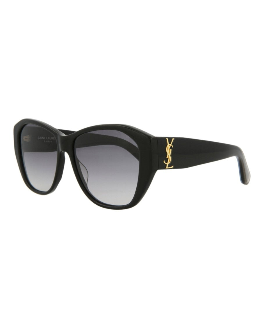 Saint Laurent Round-Frame Acetate Sunglasses