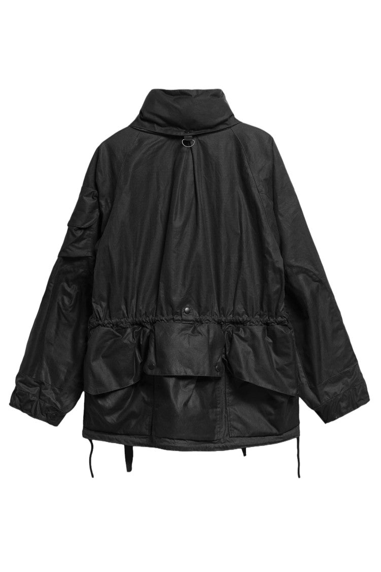 Barbour Green Ripstop Waxed Cotton Utility Jacket