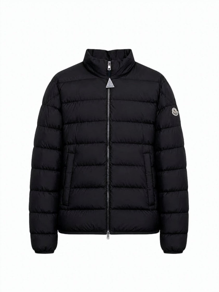 Moncler Quilted Padded Jacket With High Collar
