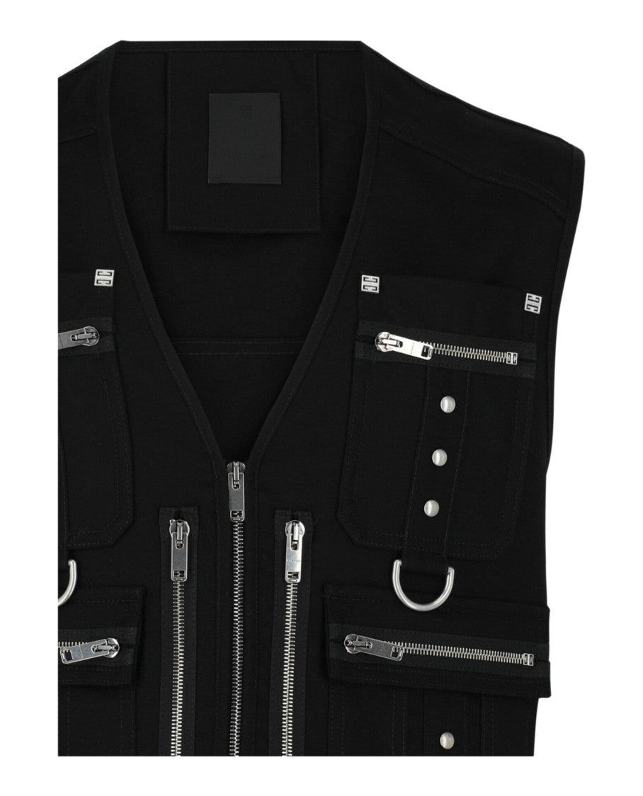 Givenchy Multi-Pocket Wool Vest