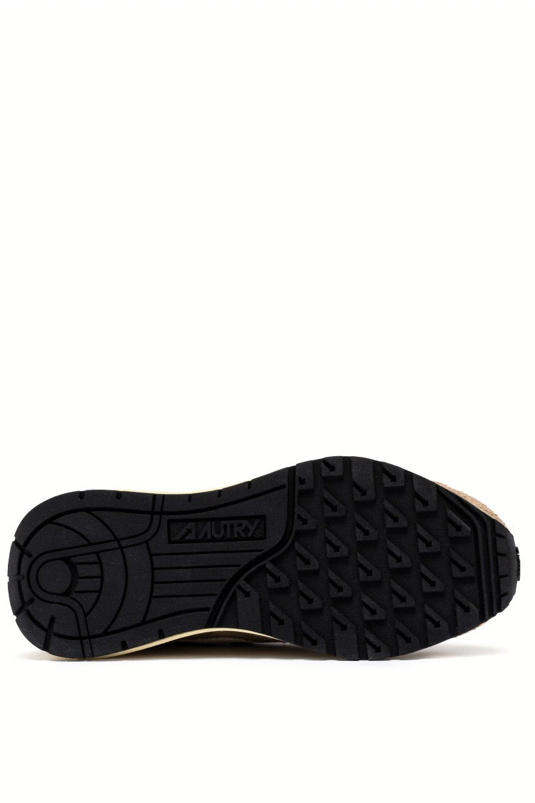 Autry Reelwind Hazelnut Nylon And Suede Running Shoes