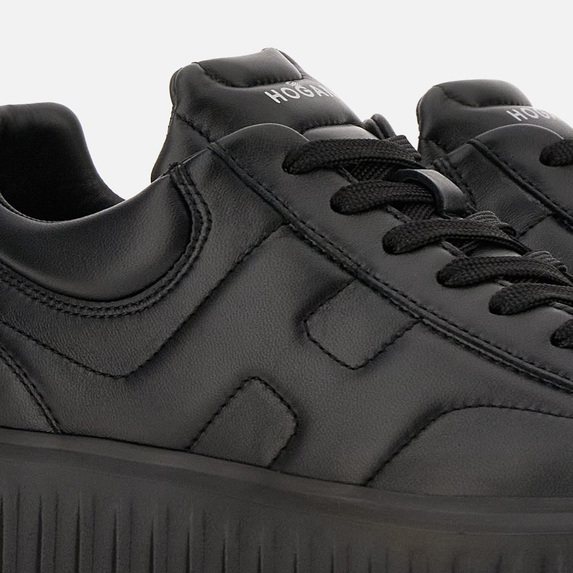 Hogan H-Stripes H Shoes With Embossed 'H' Design