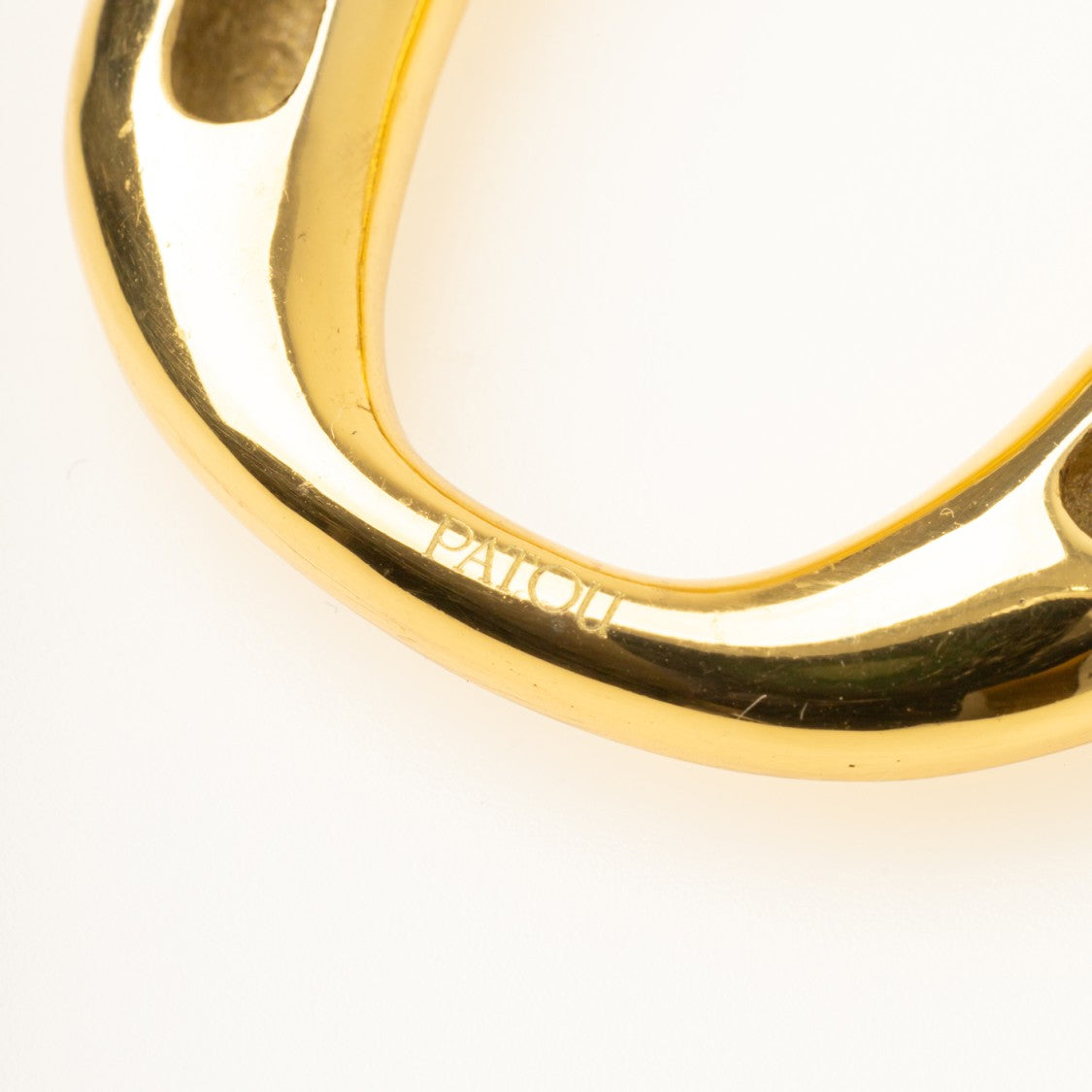 Patou Gold-Plated Oval Earrings