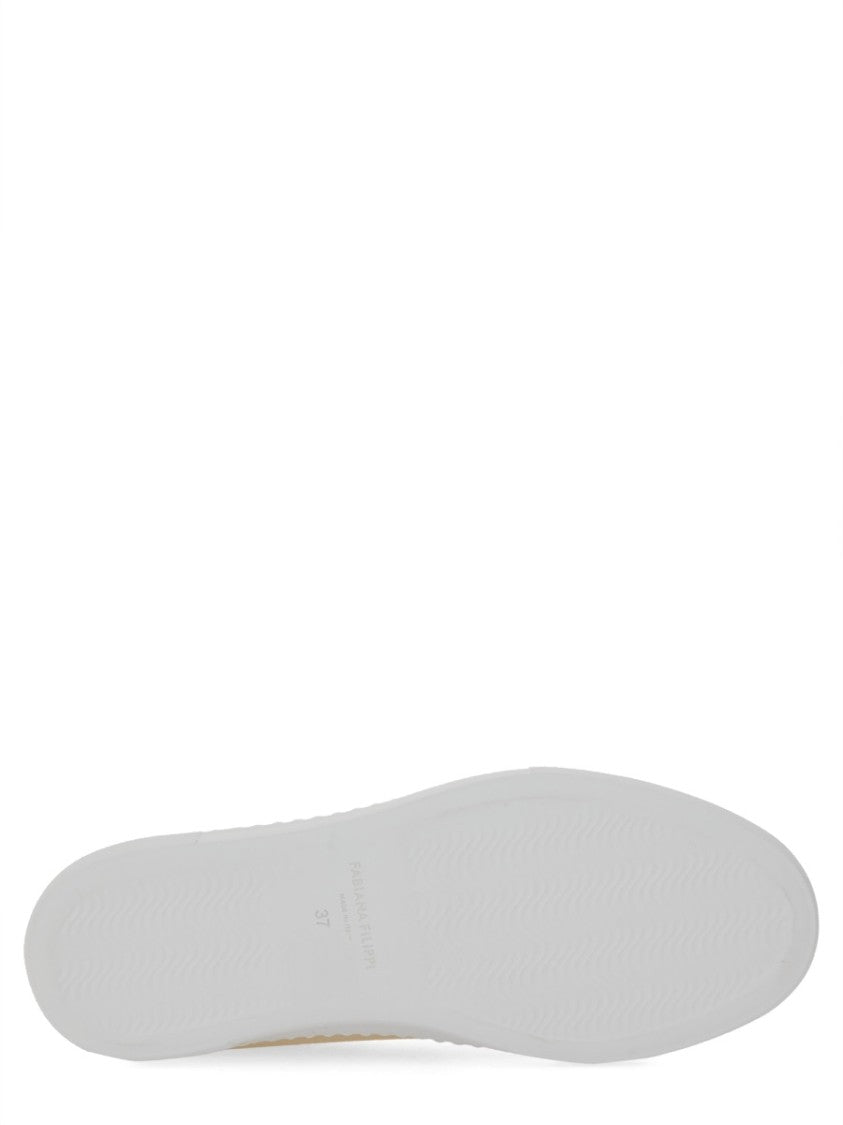 Fabiana Filippi Leather Sneakers With Classic Lace-Up Design