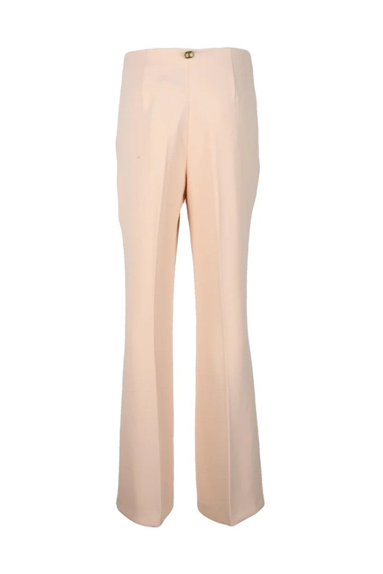 Twin-Set Classic High-Waist Trousers - Pink