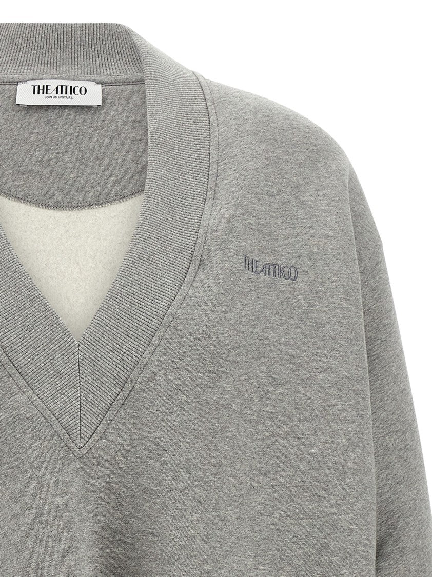 The Attico Logo Embroidery Sweatshirt