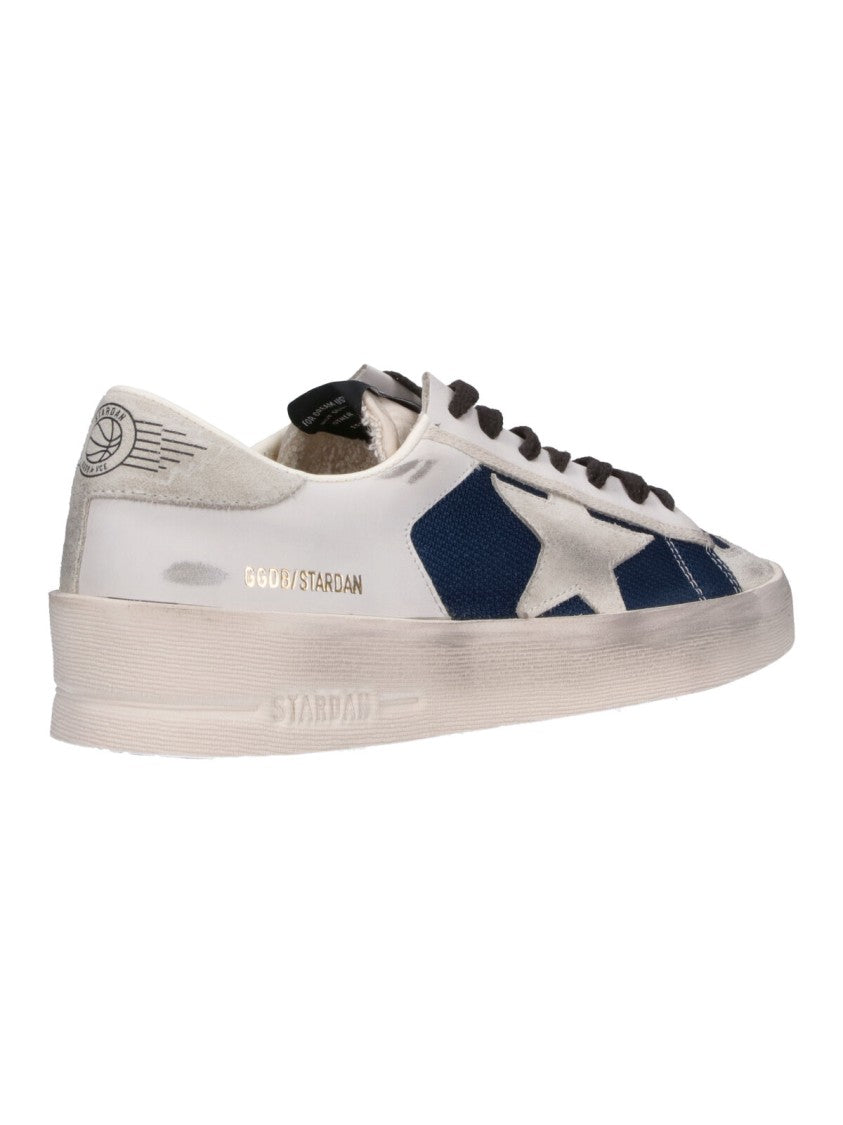 Golden Goose White Leather Stardan Sneakers