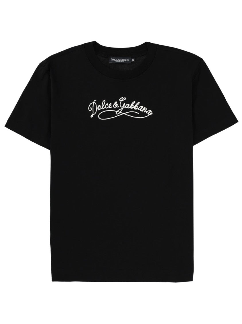Dolce & Gabbana Dolce & Gabbana Script Logo T-Shirt