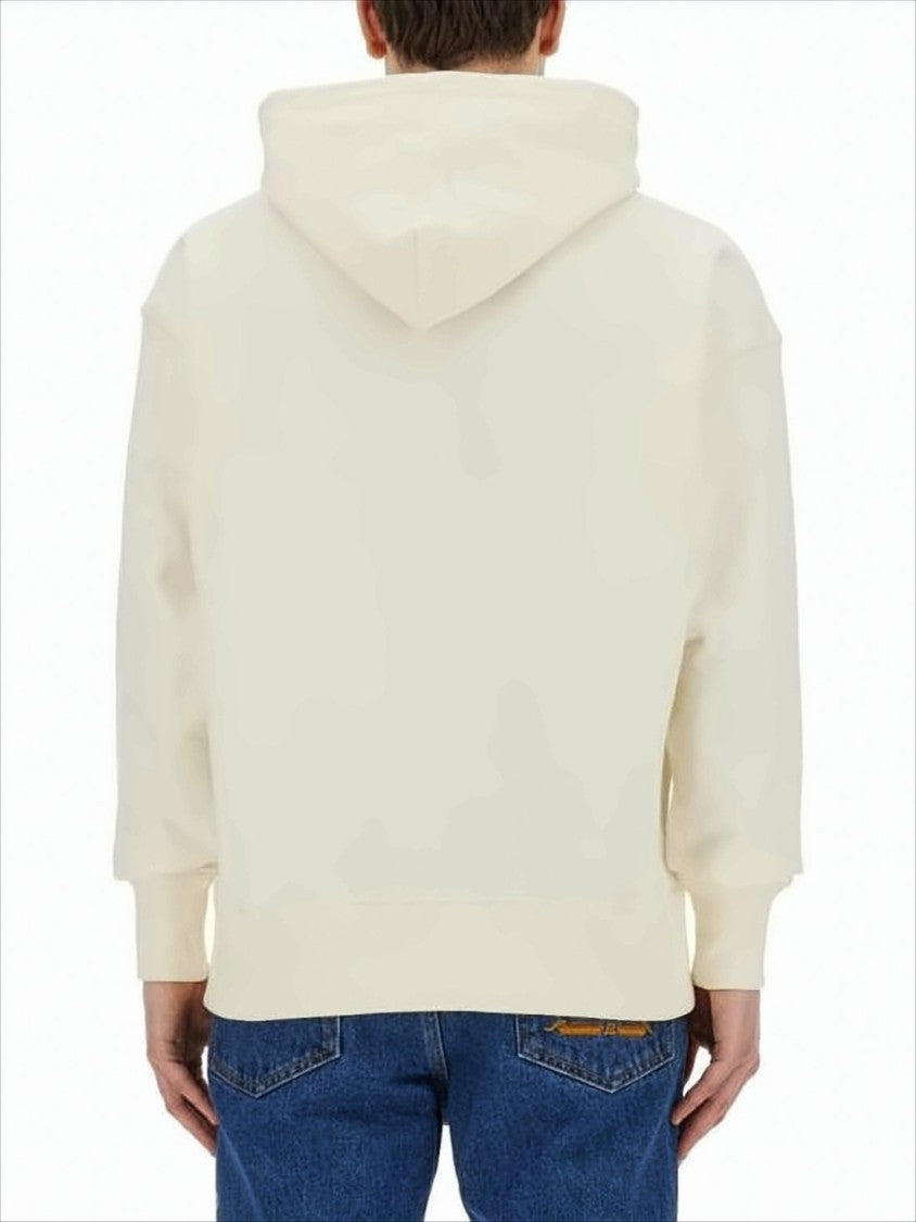 Msgm Relaxed-Fit Hoodie With Bold Graphic Print