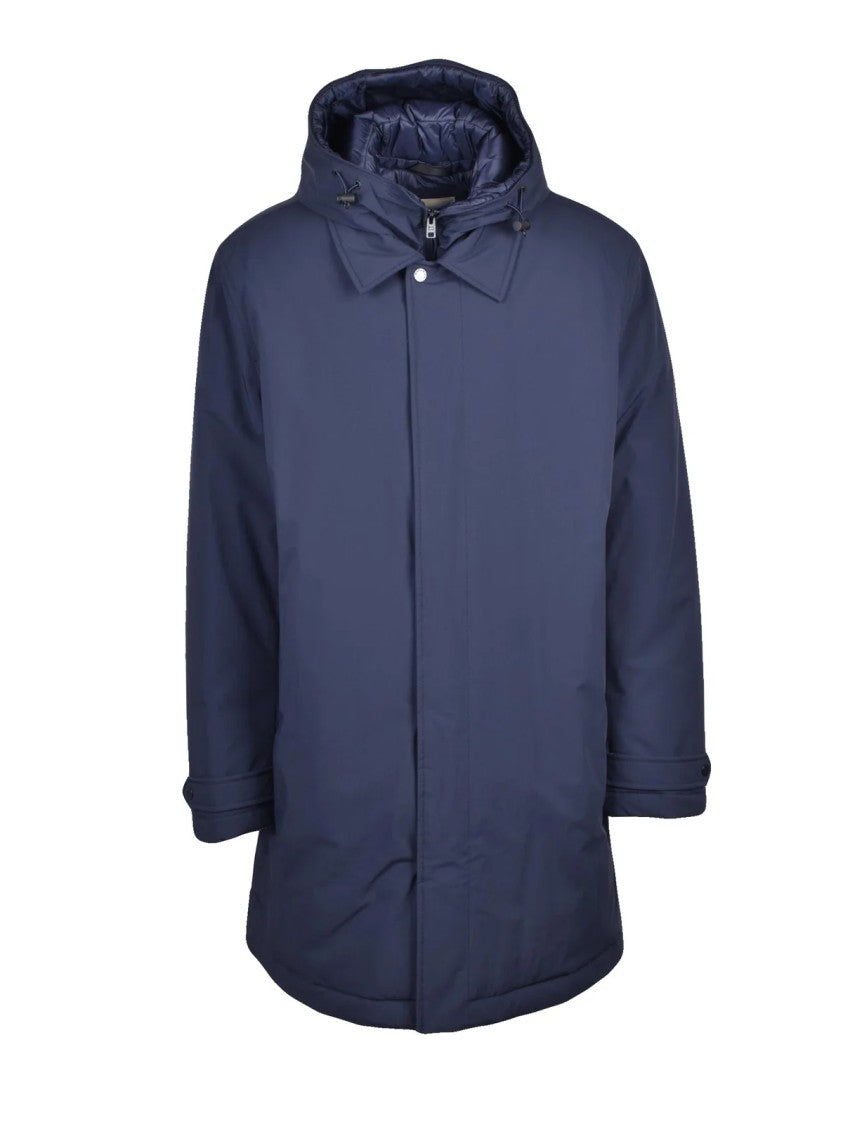 Woolrich Stretch Polyamide-Blend Carcoat