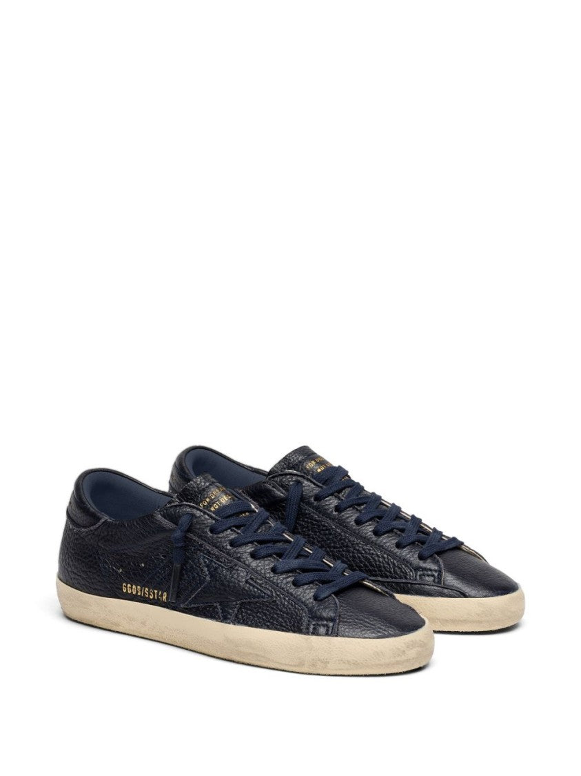 Golden Goose Black Textured Silk-Nylon Low-Top Sneakers