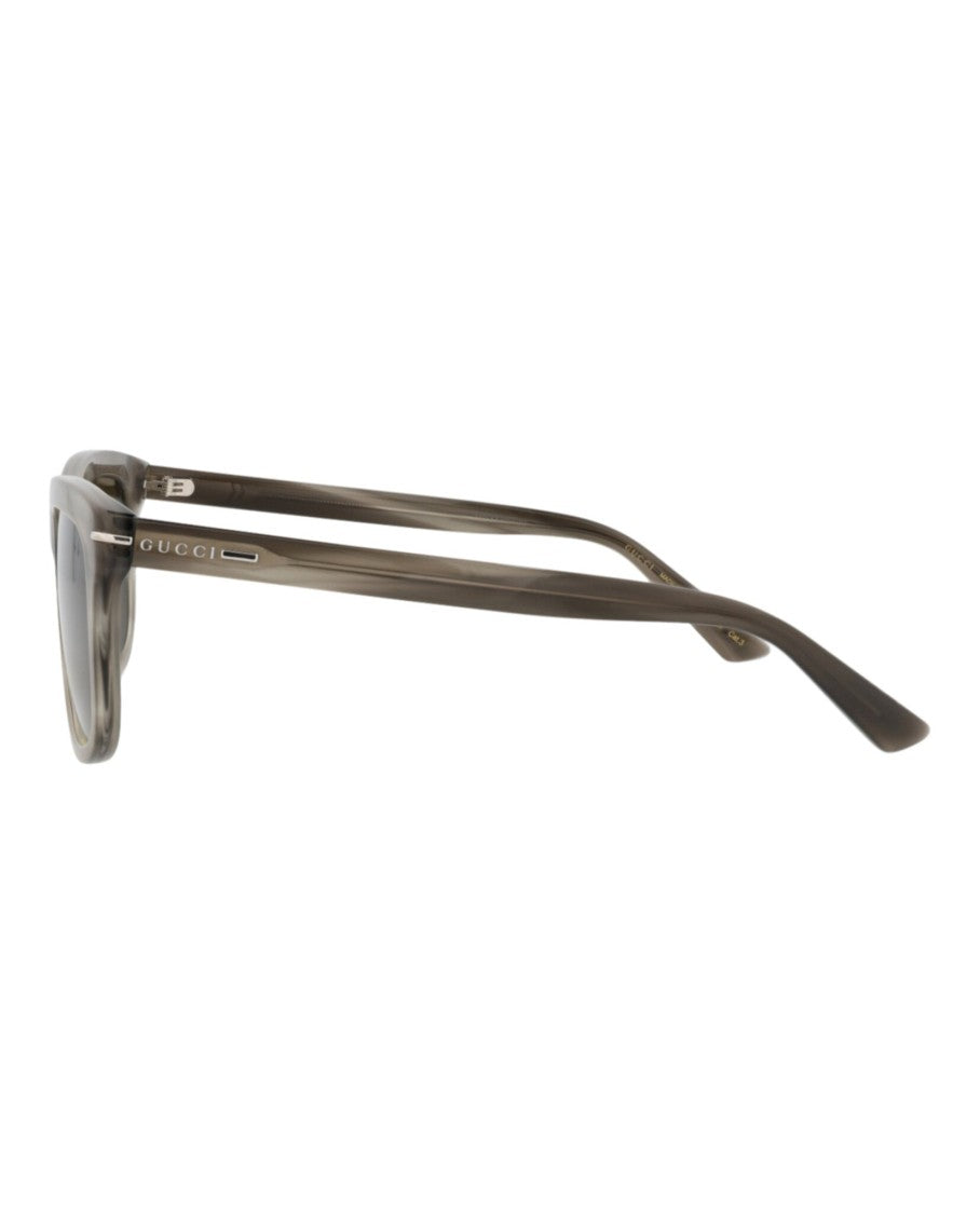 Gucci Sustainable Square-Frame Sunglasses In Smoky Grey Acetate