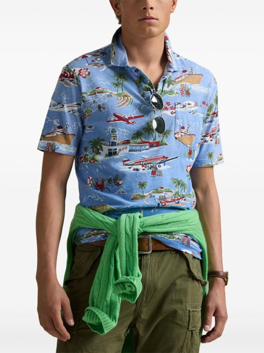 Polo Ralph Lauren Sky Blue Short-Sleeved Shirt