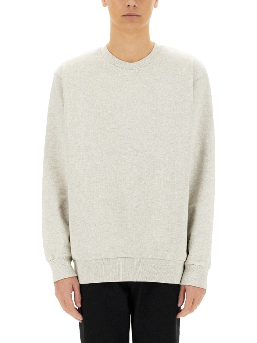 A.P.C. Regular Fit Cotton Sweatshirt With Subtle Logo Detail