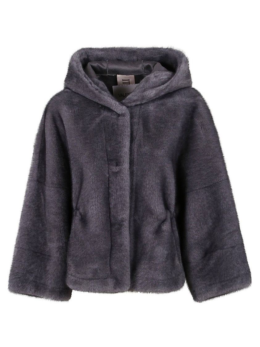 Valentini 1972 Short Ecofur Parka With Fixed Hood