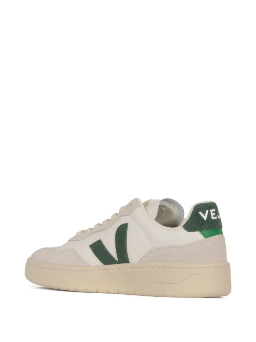 Veja Light Beige V-90 Leather Sneakers