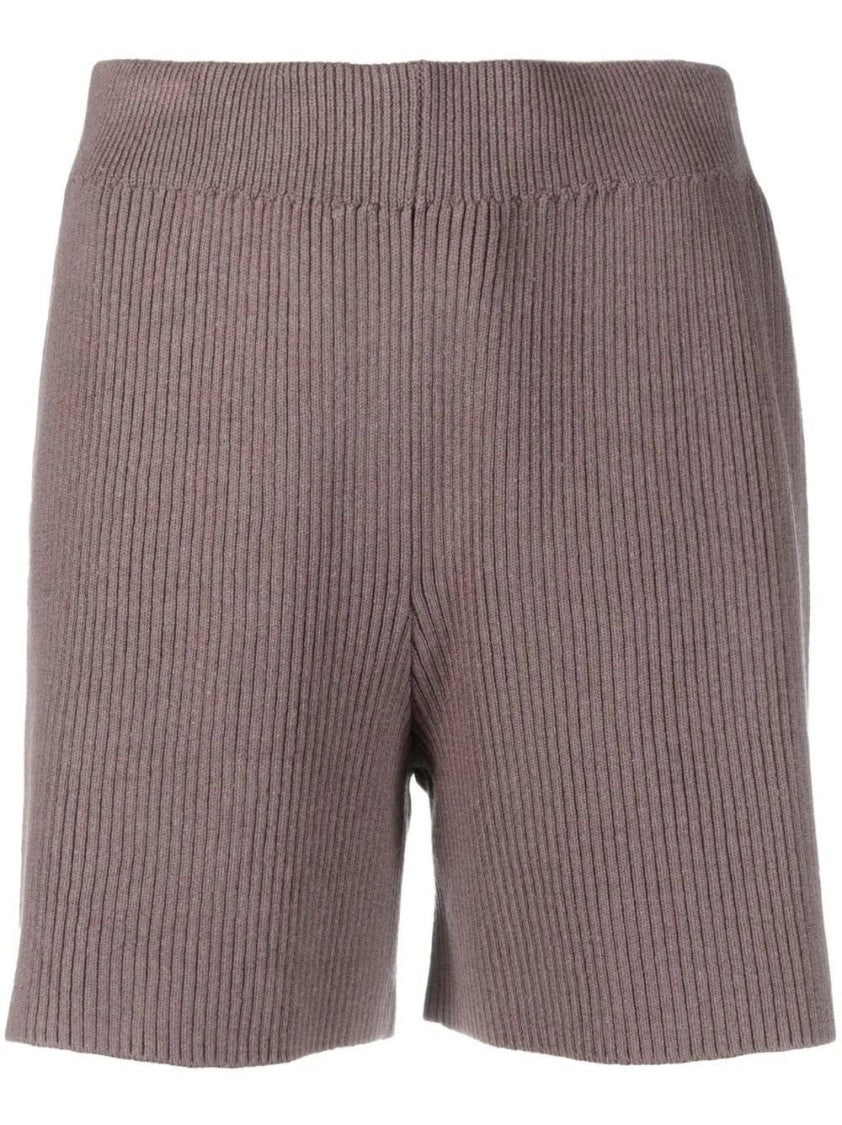 Joseph Ribbed Cashmere And Cotton Shorts