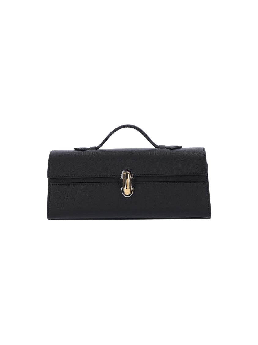 Savette "Slim Symmetry" Clutch Bag Black