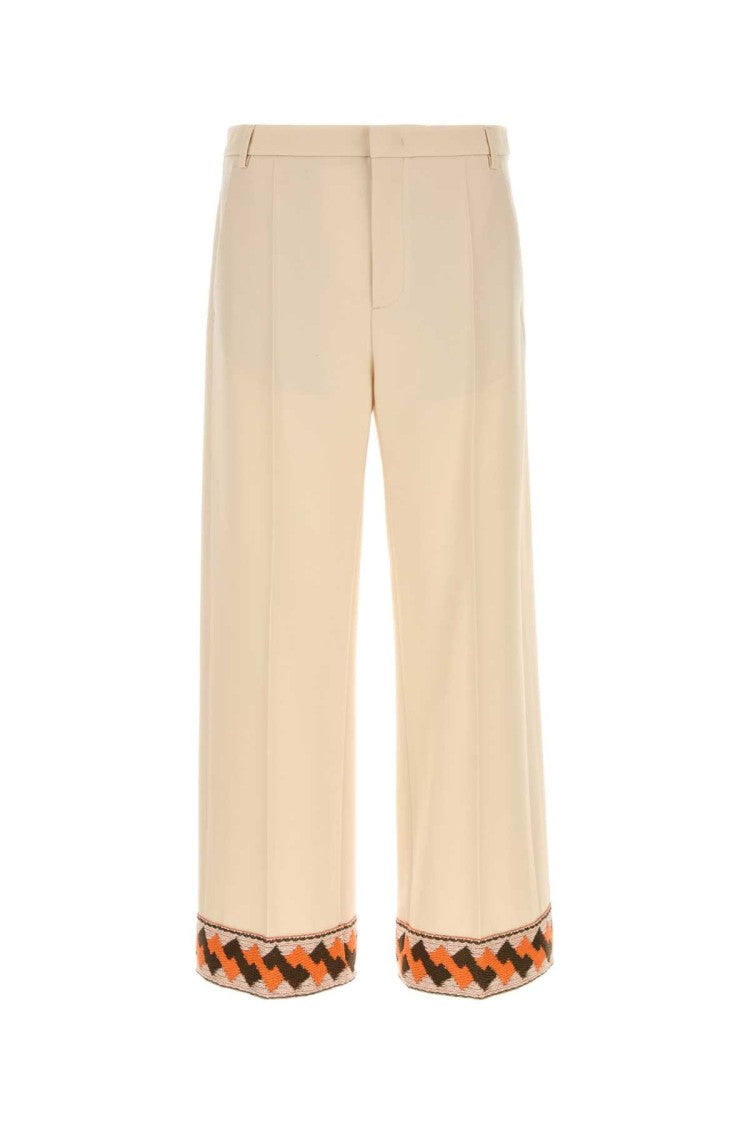 Valentino Garavani Cream Wool Pant