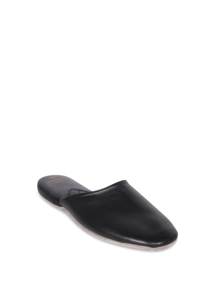Tom Ford Leather Slip-On Mules With Footbed Anddesign