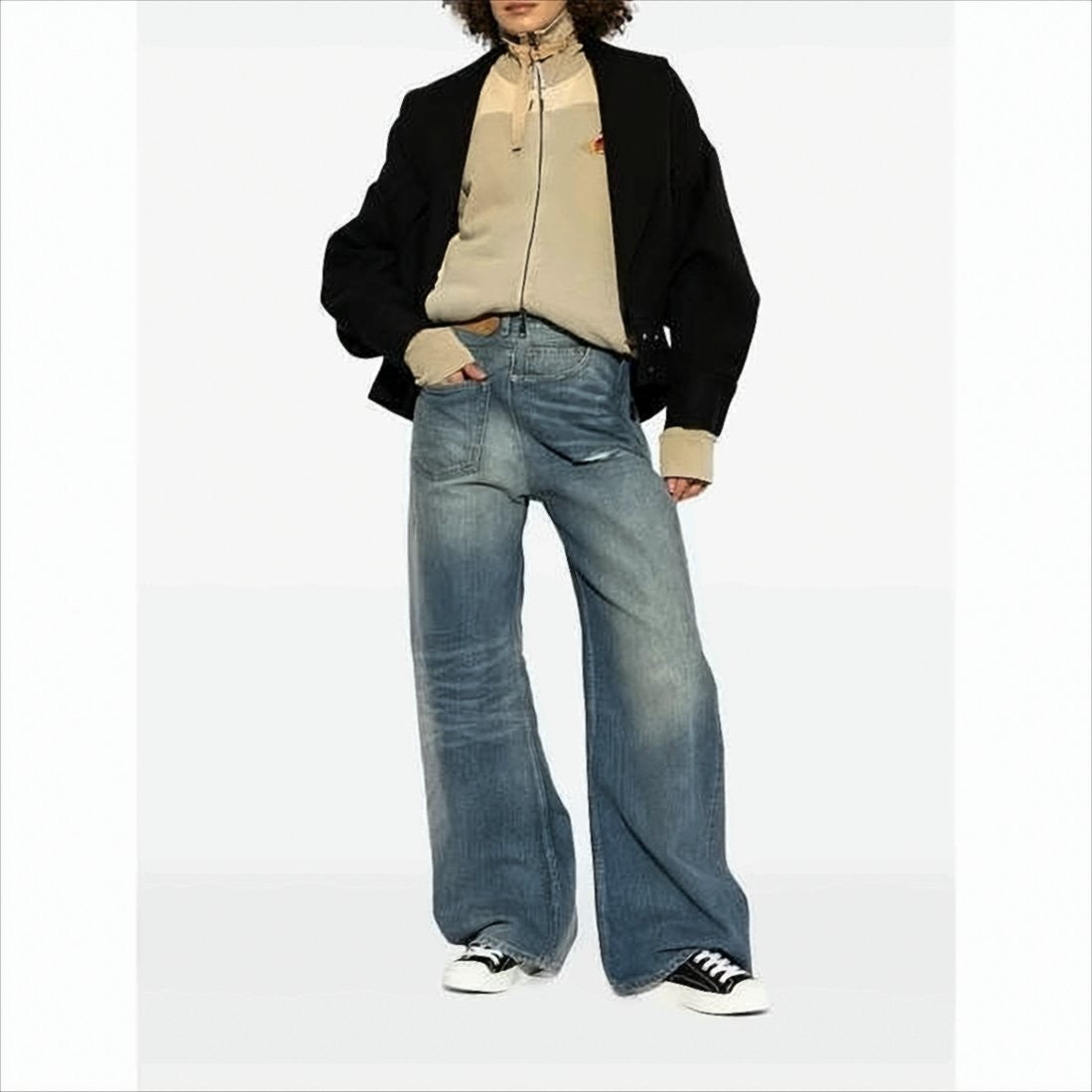 Vivienne Westwood Canvas Low-Top Sneakers With Graphic Emblem