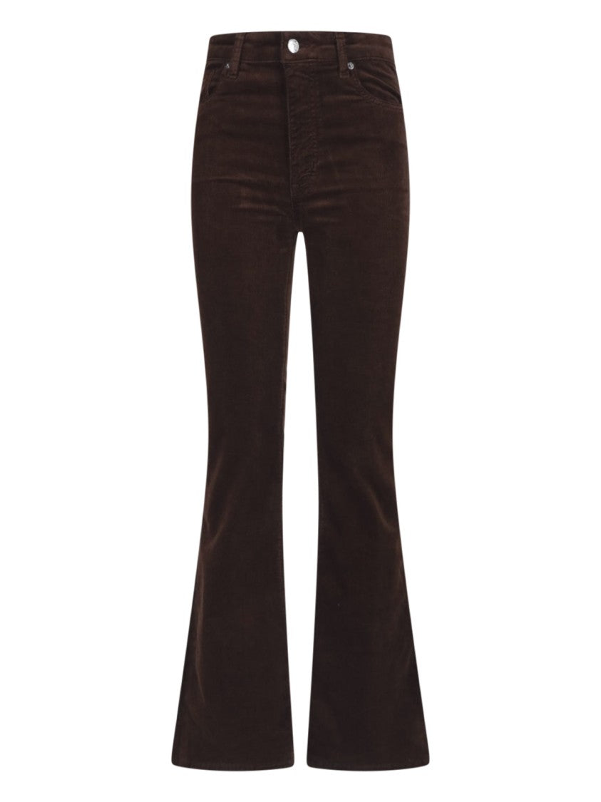 Frame Brown The Reboot Corduroy Flared Pants