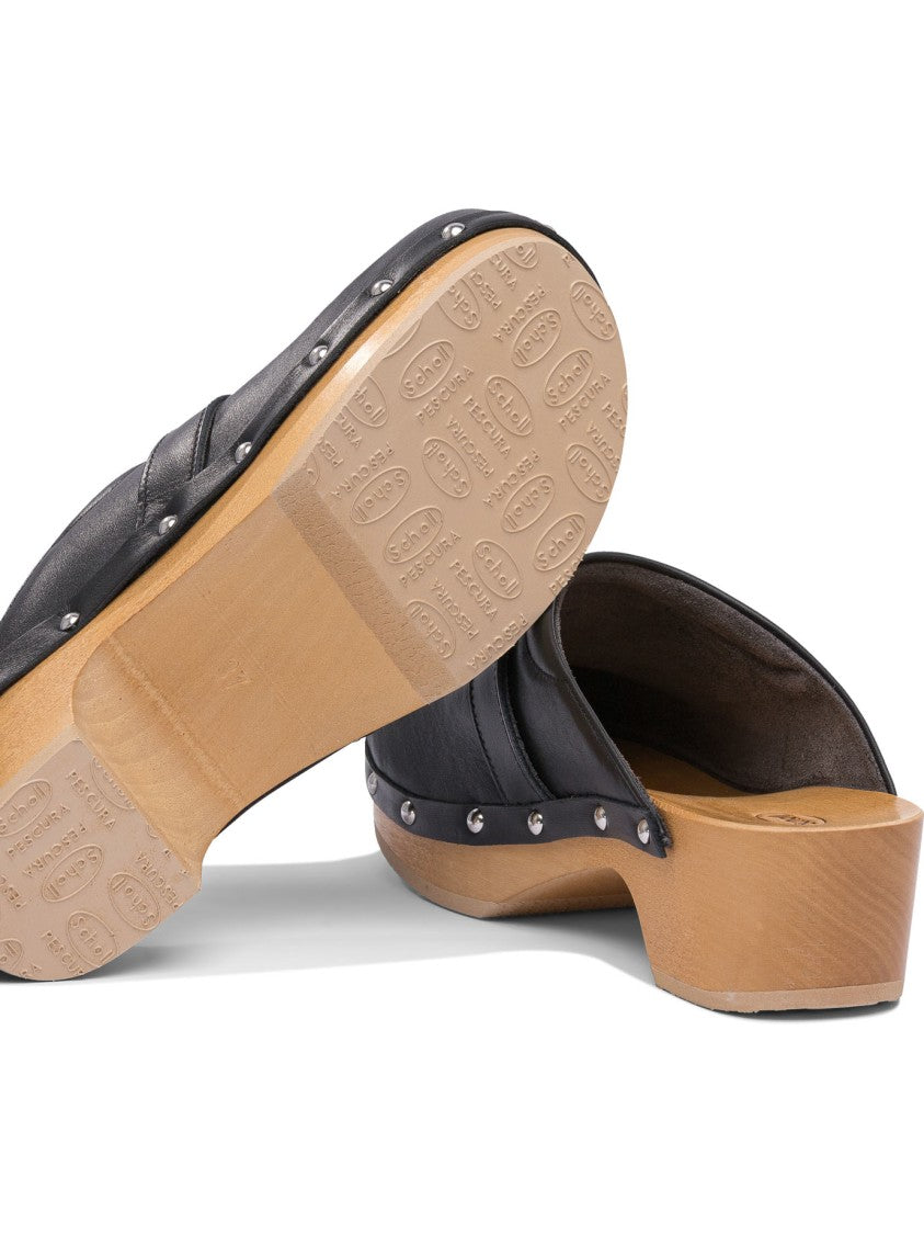 Scholl Pescura Clog 50 Blk&Honey Ltre-50Mm