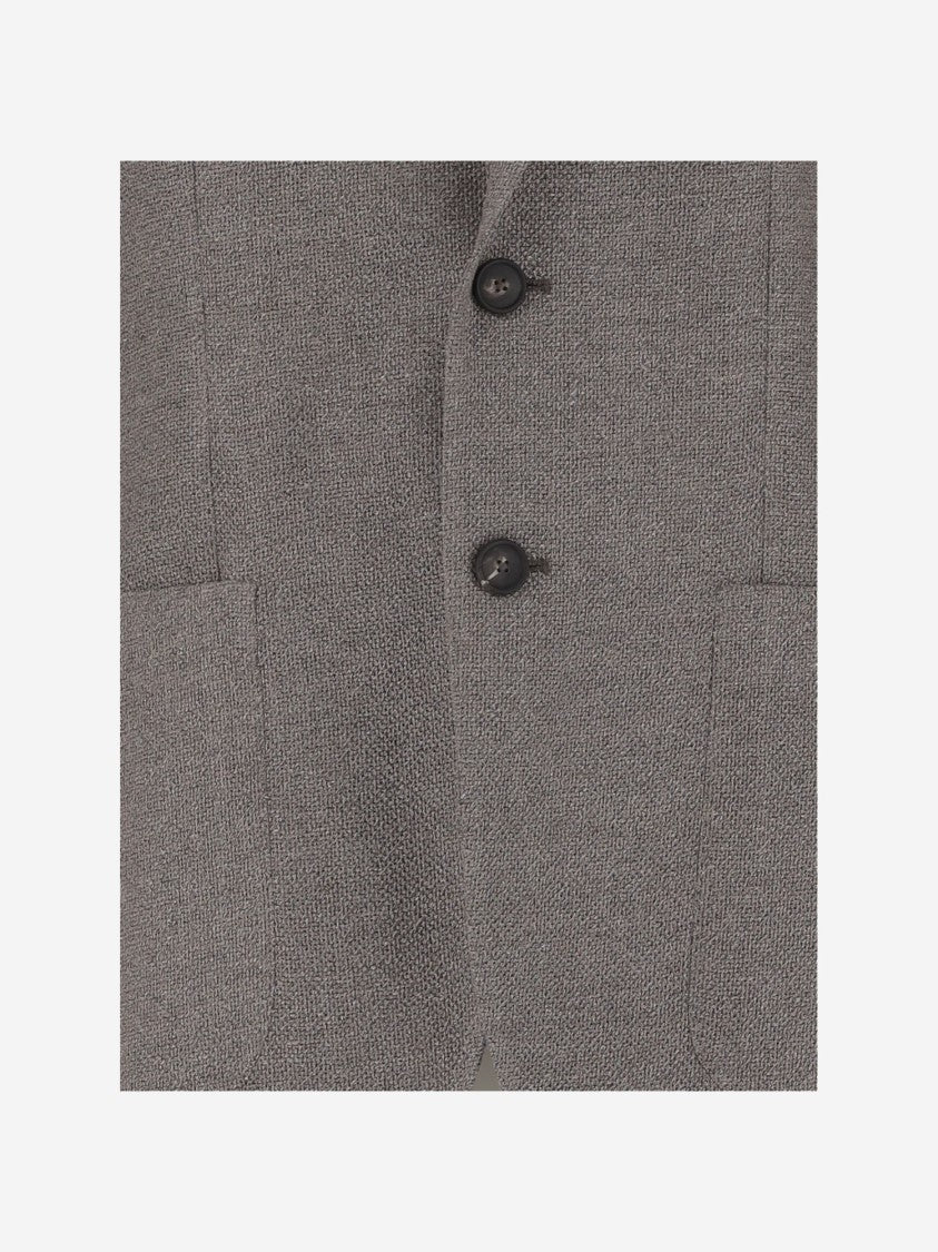 Tagliatore Silk And Wool Single-Breasted Jacket