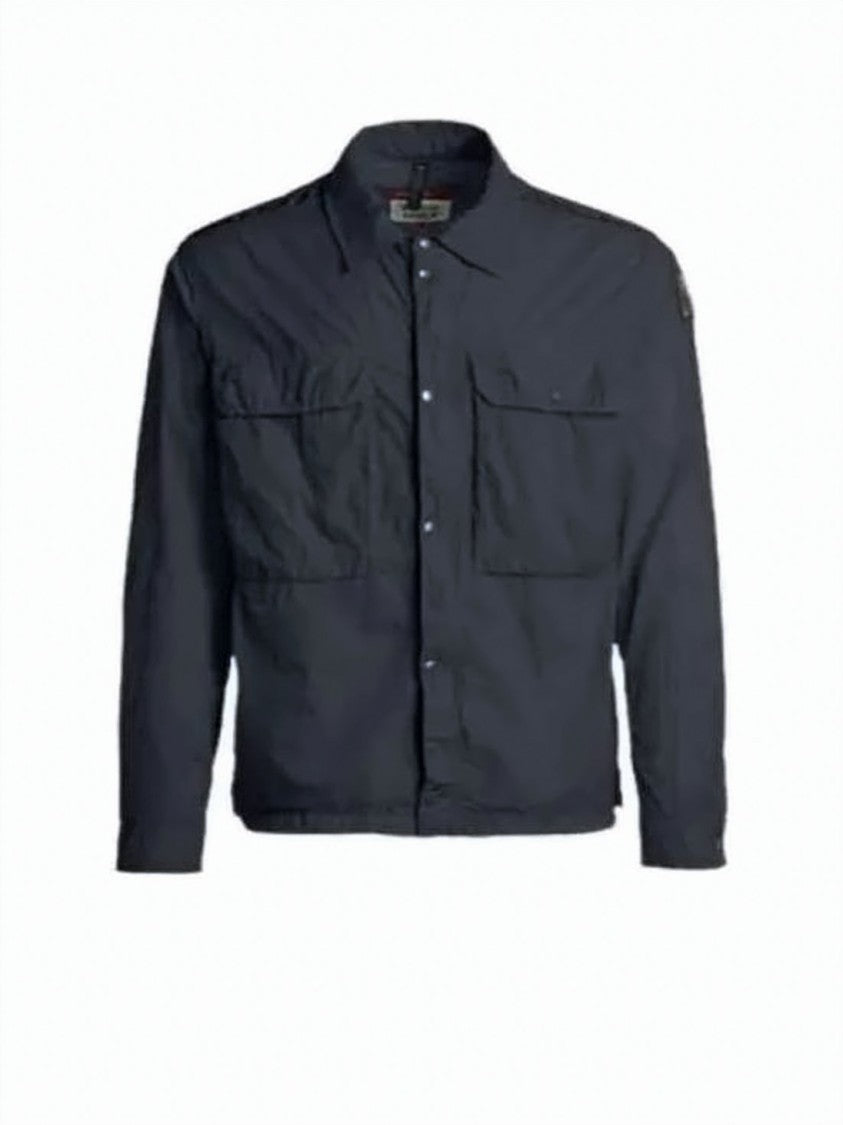 Parajumpers Structured Jacket With Classic Collar And Snap Closure
