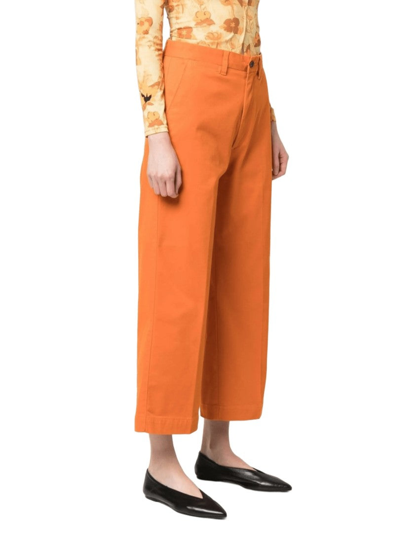 Polo Ralph Lauren Wide Leg Orange Trousers