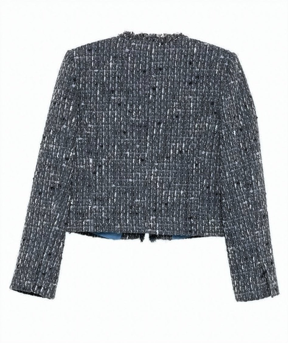 Liu Jo Textured Deep Blue Jacket