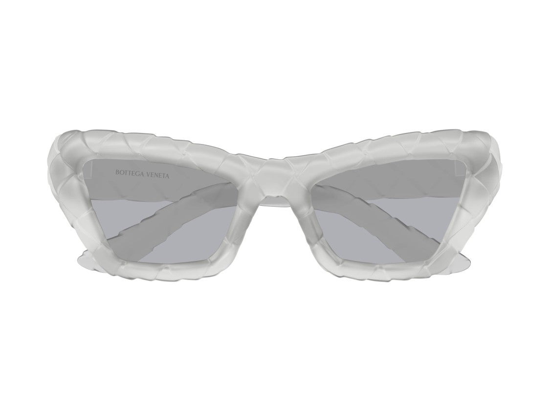 Bottega Veneta Bv1438s Woven Oversized Cat-Eye Sunglasses