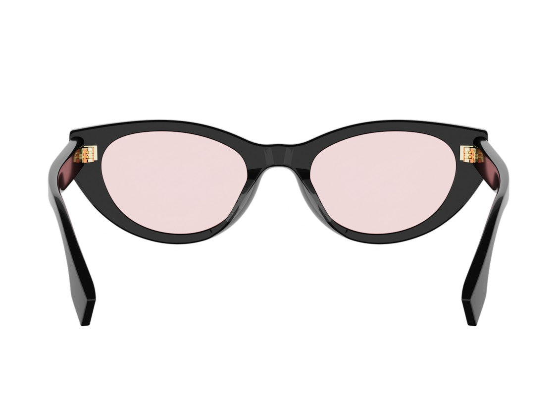 Fendi Glossy Black Fe40209i Bold Cat-Eye Acetate Sunglasses