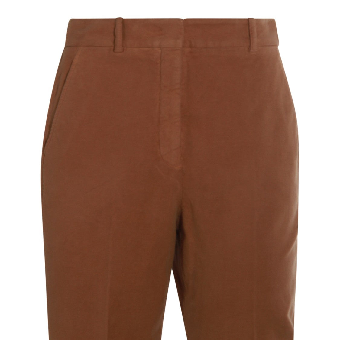 Incotex Brown Cotton Pants