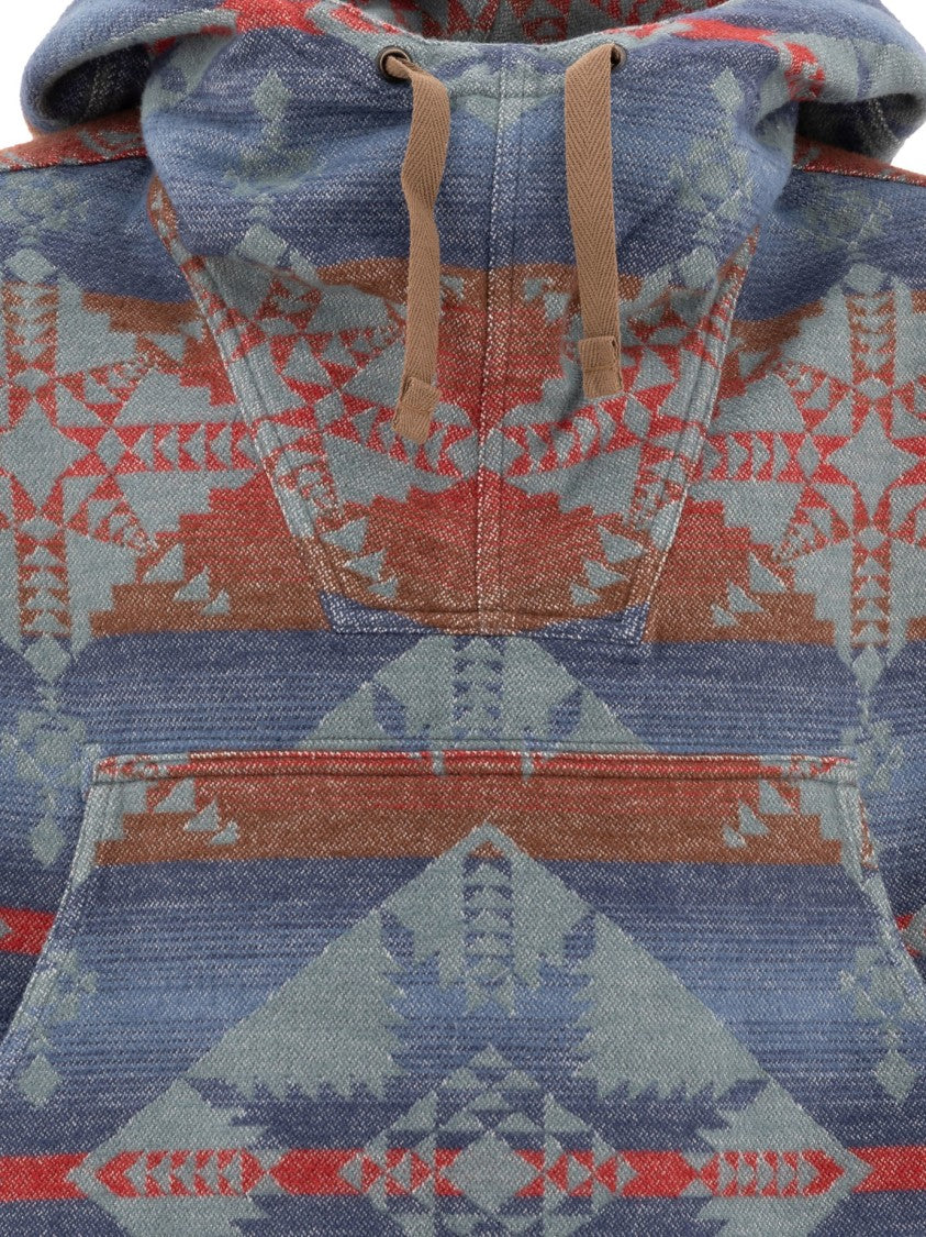 Beams Plus "Mil Smock Jacquard Shaggy" Hoodie