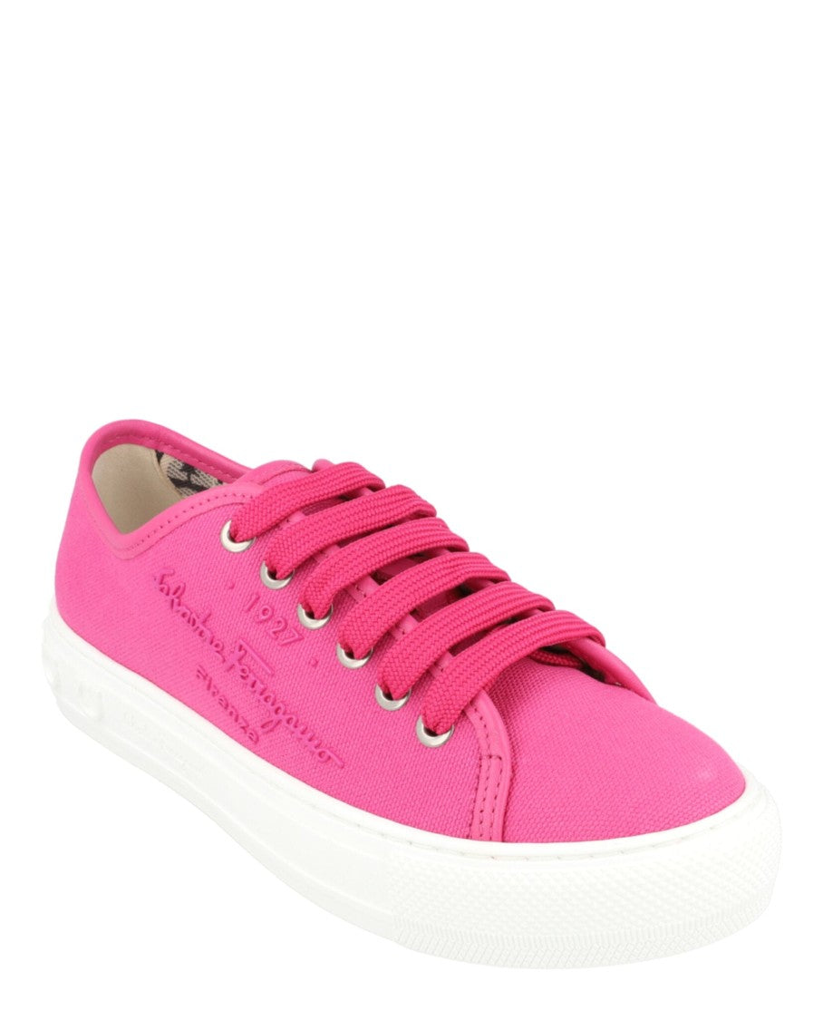 Ferragamo Mediterranean Low-Top Sneakers