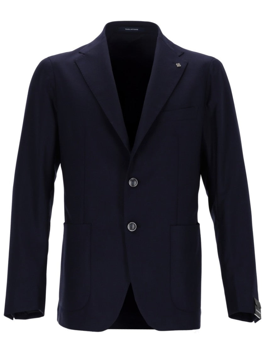 Tagliatore Montecarlo Virgin Wool Tailored Blazer