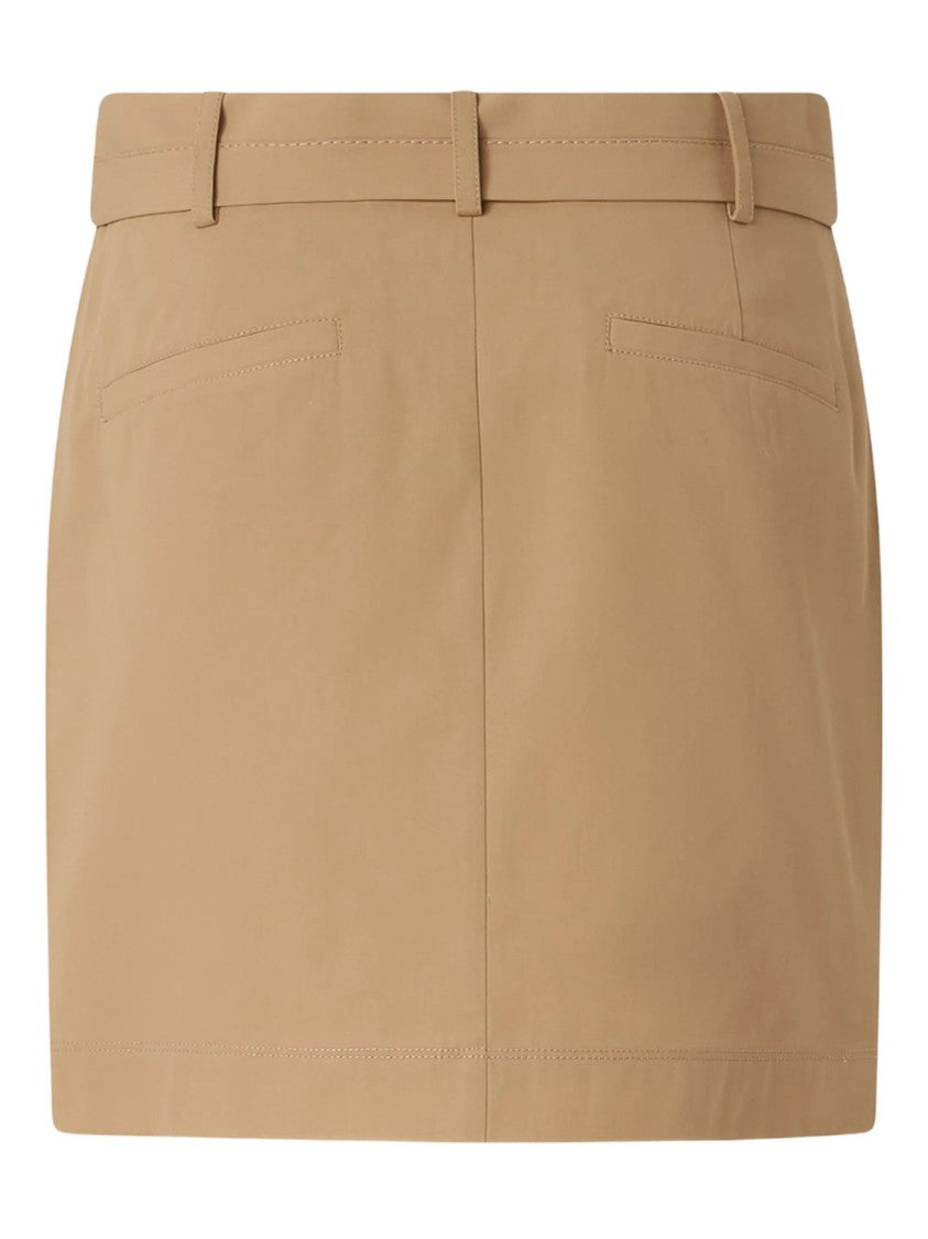 Pinko Double-Breasted Button Belted Mini Skirt