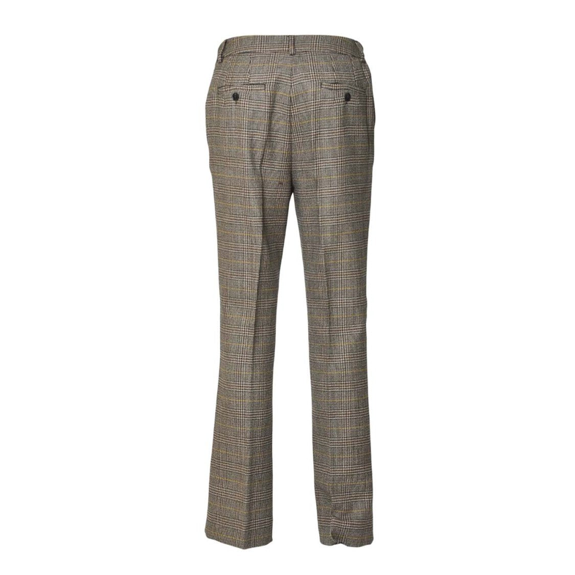 Max Mara Tailored Checkered Trousers In 100% Virgin Wool