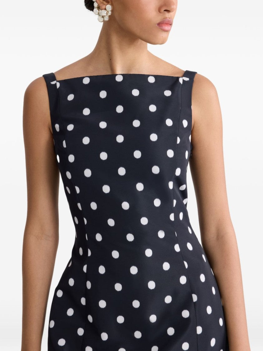 Patou Silk And Nylon Blend Wrap Dress