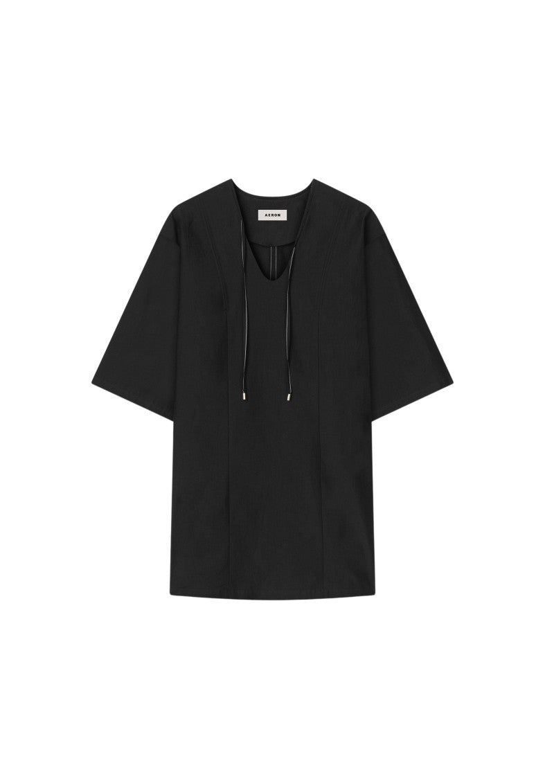 Aeron Chapman - Short-Sleeved Midi Dress