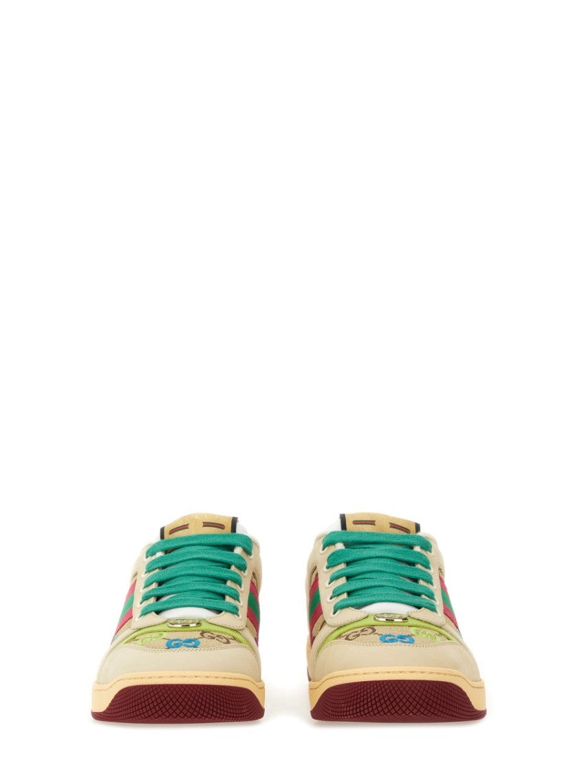 Gucci Screener Monogram Low-Top Sneakers