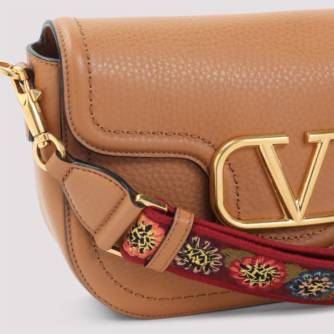 Valentino Garavani Calf Leather Shoulder Bag