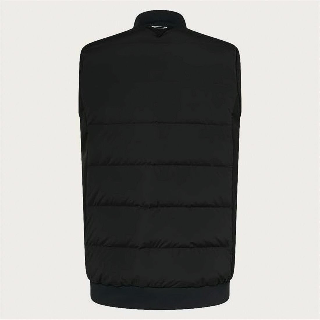 Oakley Asymmetrical Quilted Padded Vest With High Collar